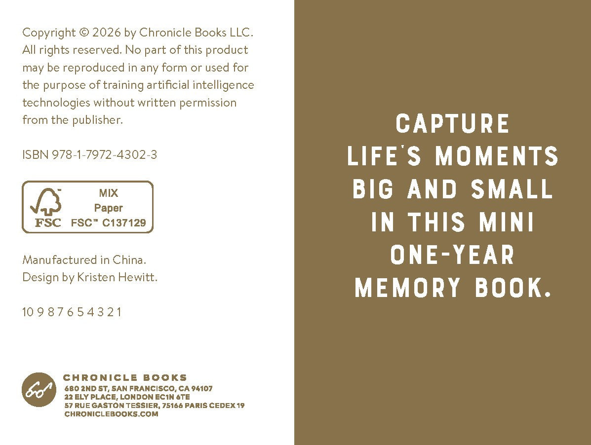 Radiant Glow Mini One Line a Day: A One-Year Memory Book from Chronicle Books 20 9781797243023_1