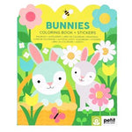 Bunnies Coloring Book + Stickers by Petit Collage 20 9781797243382