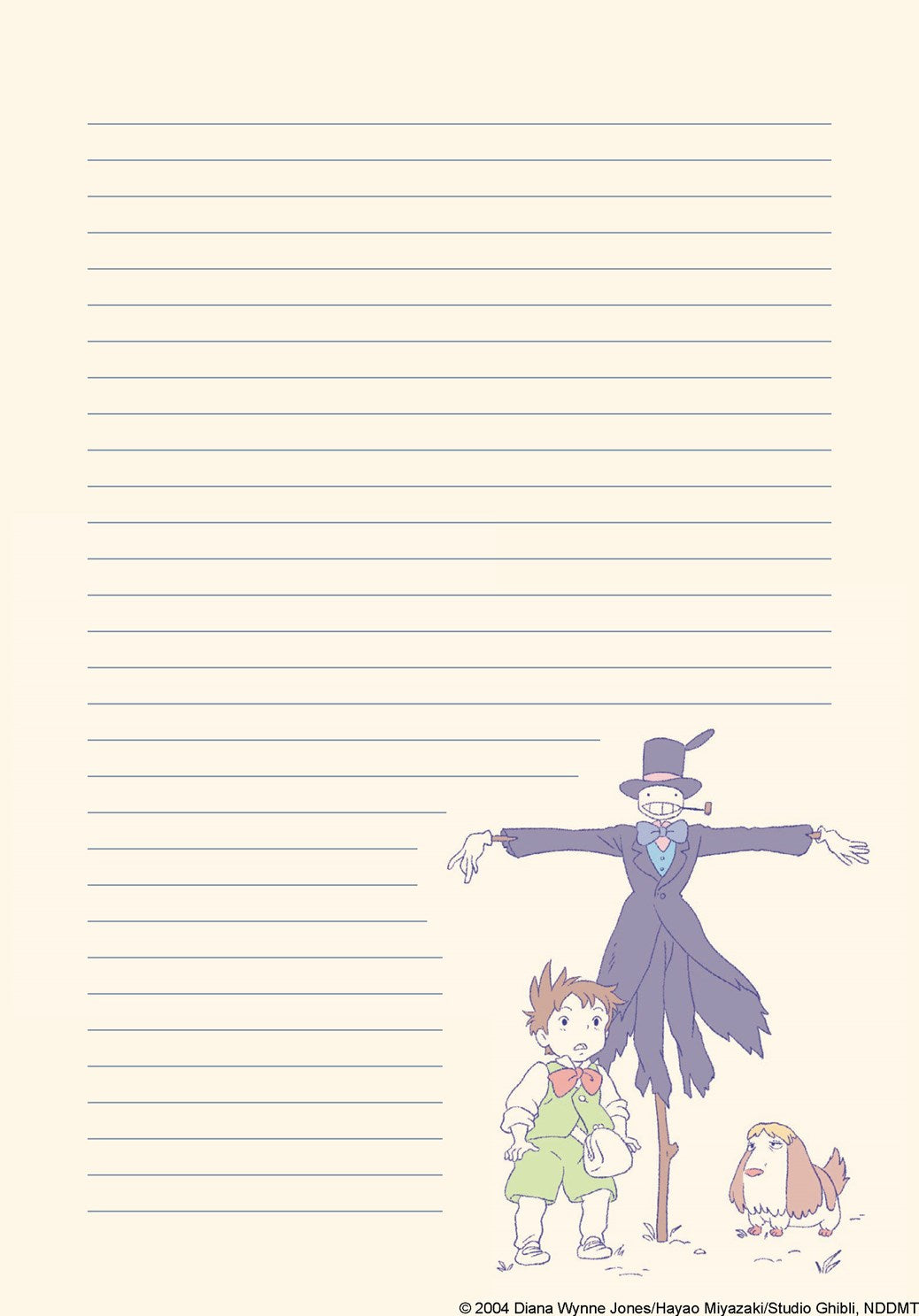 Studio Ghibli Howl's Moving Castle Stationery Set 50 9781797243573_3