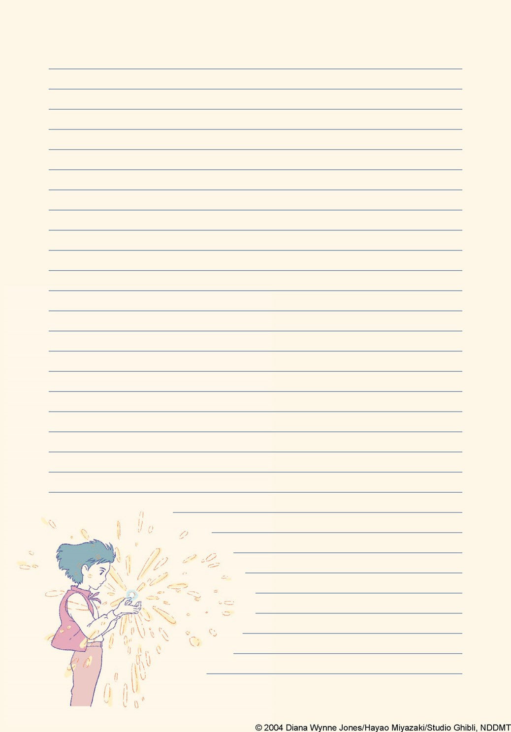 Studio Ghibli Howl's Moving Castle Stationery Set 50 9781797243573_6