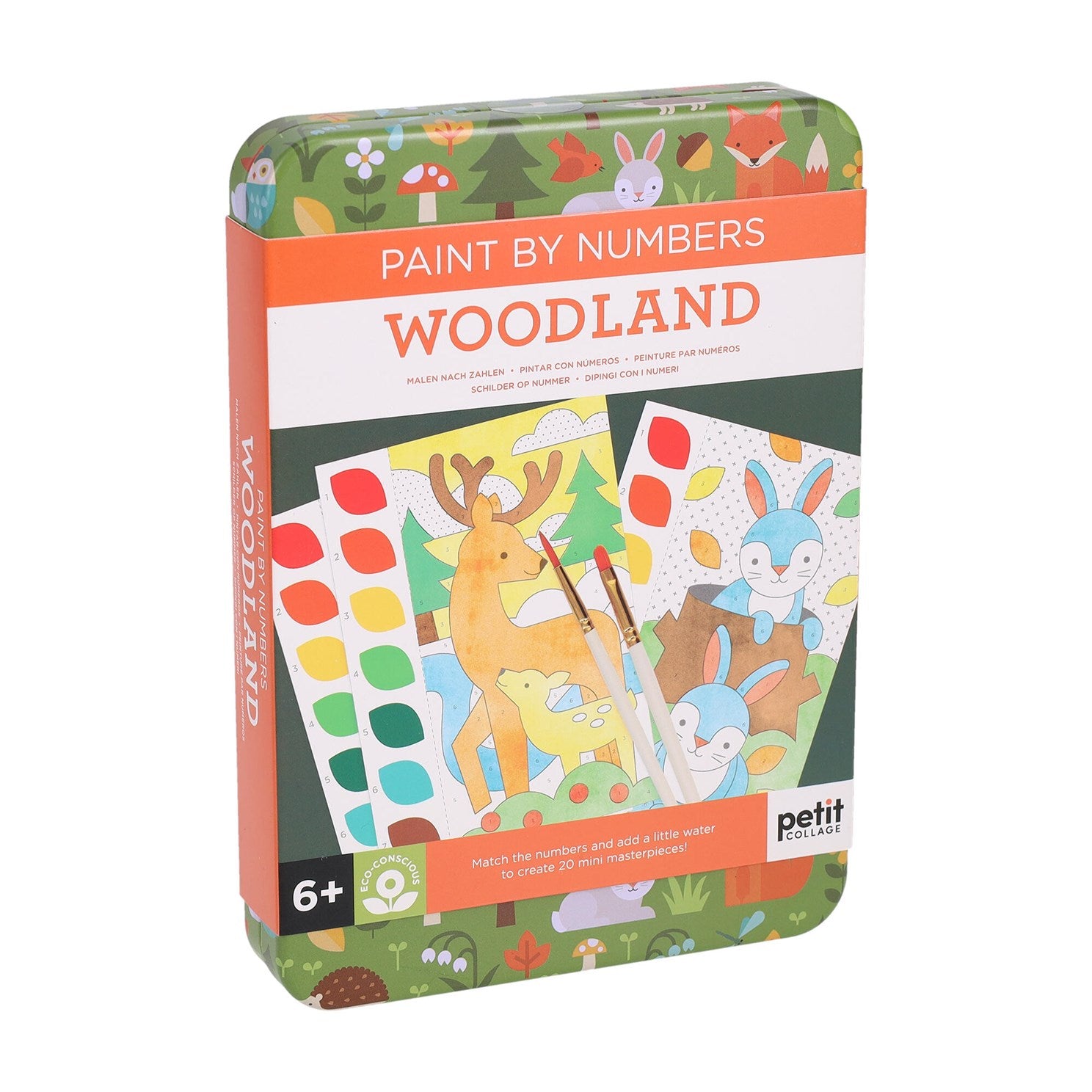 Paint by Numbers: Woodland from Petit Collage 80 9781797244105