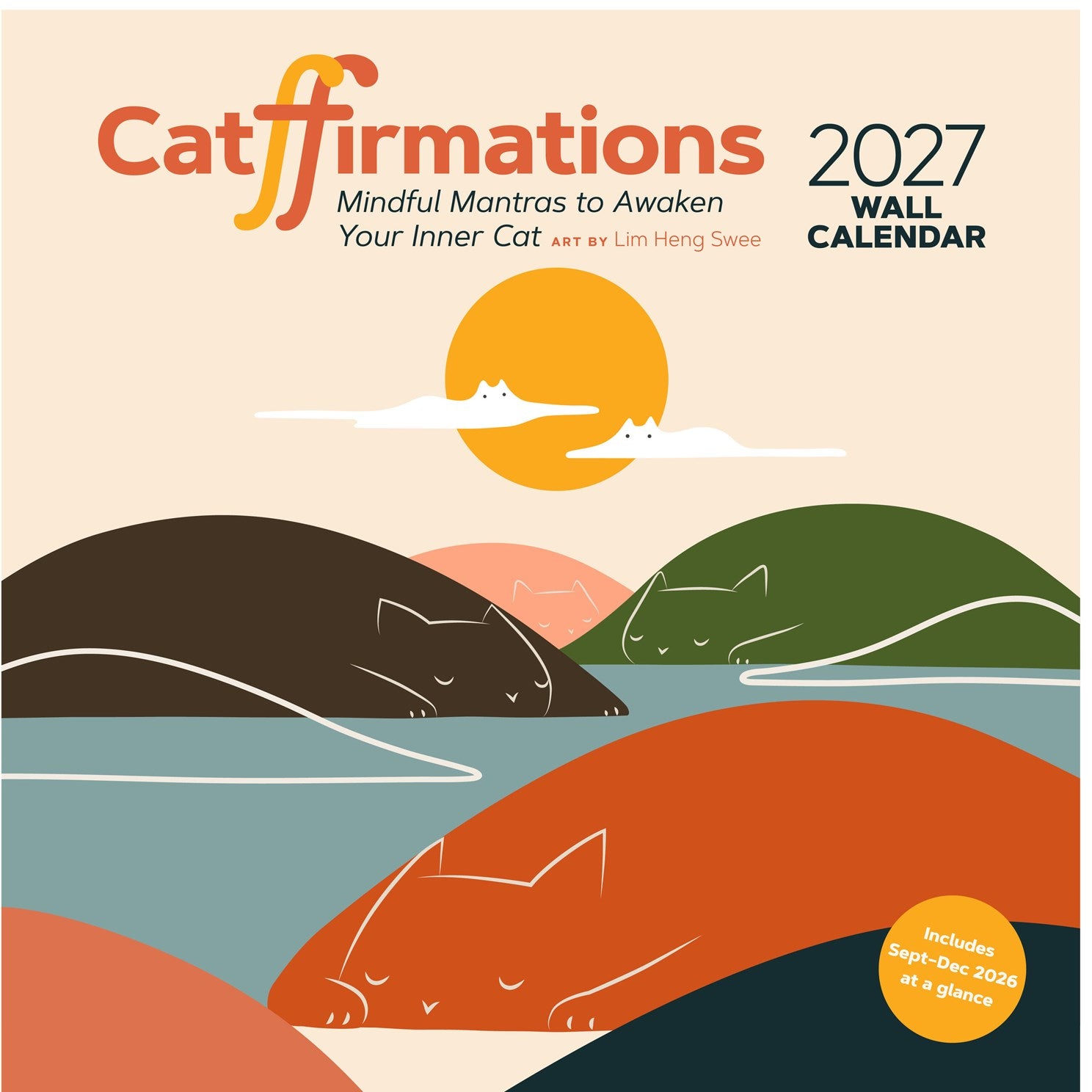 Catffirmations 2027 Wall Calendar 12x12 20 9781797244303