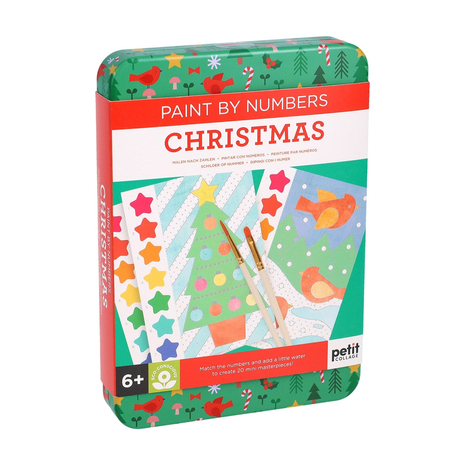Paint by Number: Christrmas from Petit Collage 80 9781797246253
