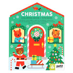 Christmas Coloring Book + Stickers from Petit Collage 20 9781797246260