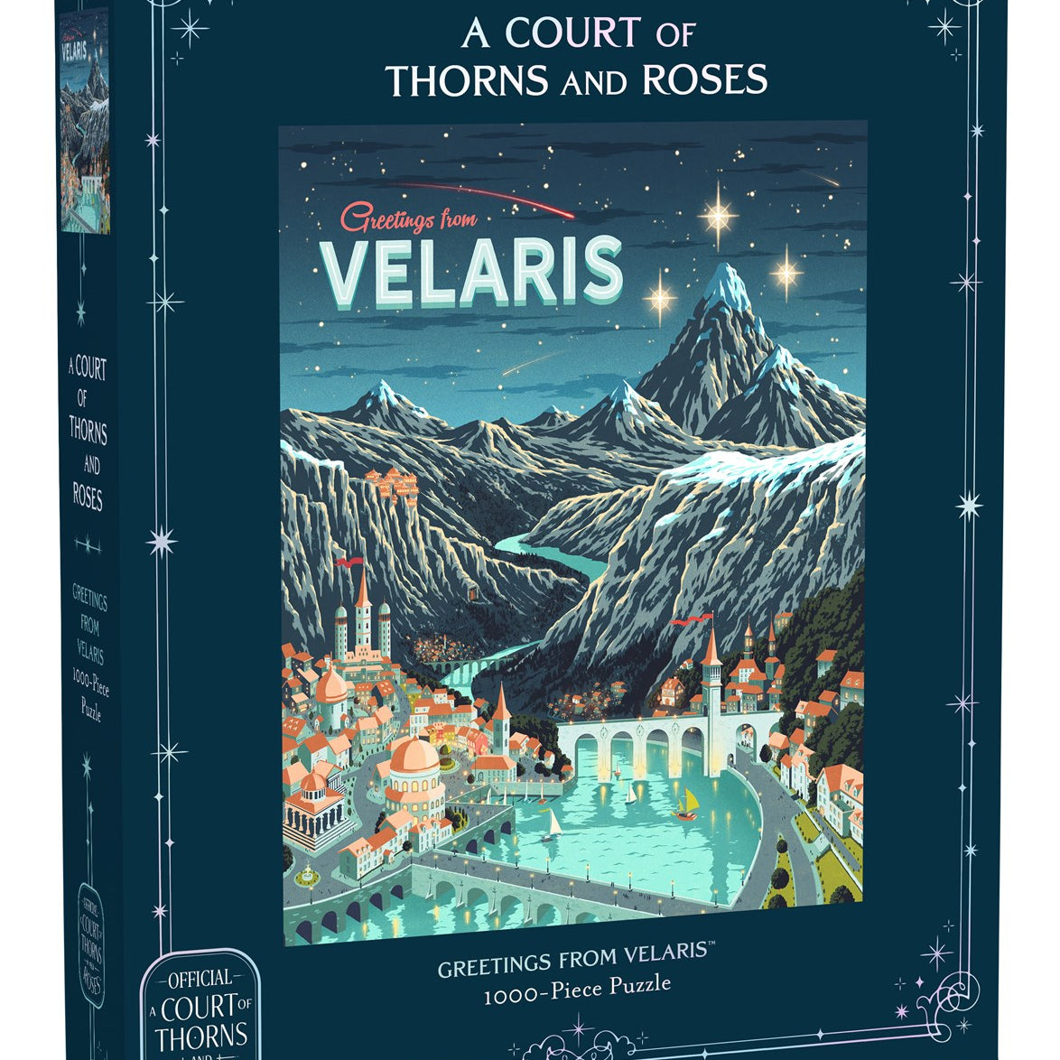 A Court of Thorns and Roses Official Greetings from V elaris 1000-Piece Jigsaw Puzzle 20 9781797249797