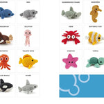Mini Amigurumi Ocean: 26 Tiny Creatures To Crochet by Abbondio. Sarah 9781800920446_3