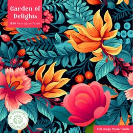 Garden Of Delights 1000 Piece Jigsaw Puzzle - Flame Tree Studio 9781804179208