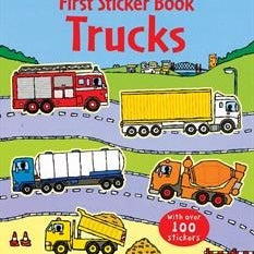 First Sticker Book Trucks by Taplin. Sam 9781805319399