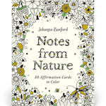 Avail 2/24 Notes From Nature: 30 Affirmation Cards To Color by Basford. Johanna 20 9781805700517