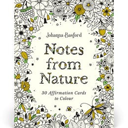 Avail 2/24 Notes From Nature: 30 Affirmation Cards To Color by Basford. Johanna 20 9781805700517
