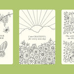 Notes From Nature: 30 Affirmation Cards To Color by Basford. Johanna 20 9781805700517_3