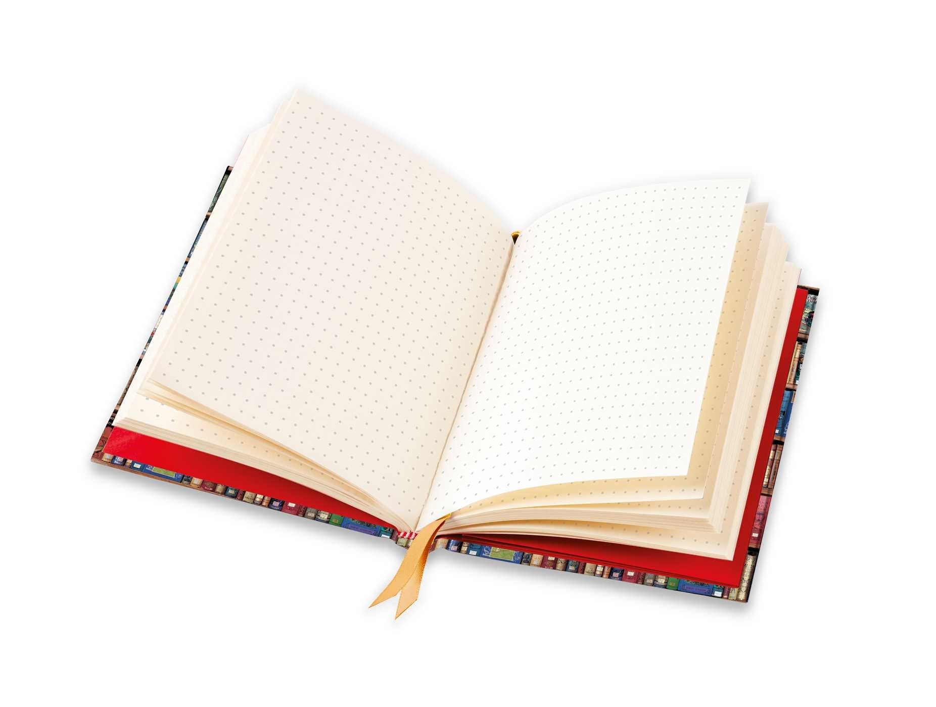 Bodleian Libraries: Hobbies & Pastimes Bookshelves (Foiled Dot Grid Journal) from Flame Tree Studio 50 9781835626306_1