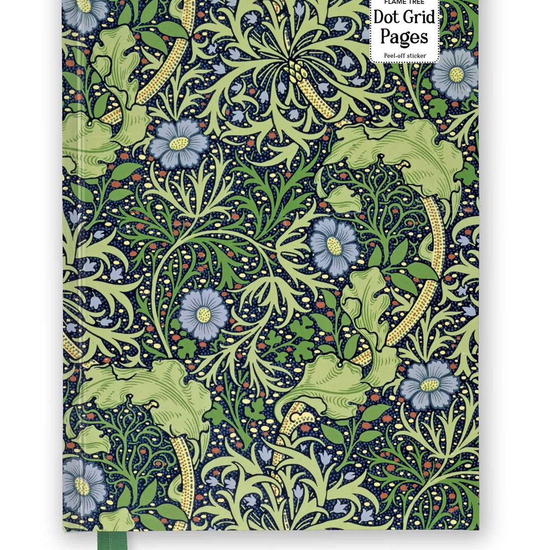 William Morris: Seaweed (Foiled Dot Grid Journal) from Flame Tree Studio 50 9781835628461