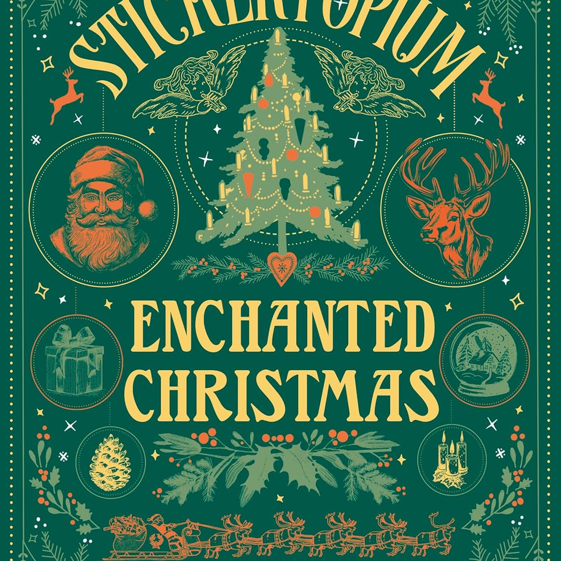 Stickertopium: Enchanted Christmas by Design Eye 9781836001508