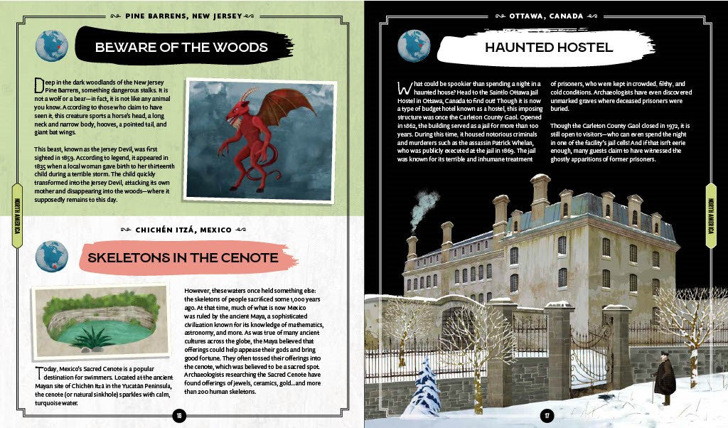 Lonely Plante Kids Atlas of Spooky Places by Towler. Paige, Illustrated by Brzozowska. Maria 20 9781837588145_5