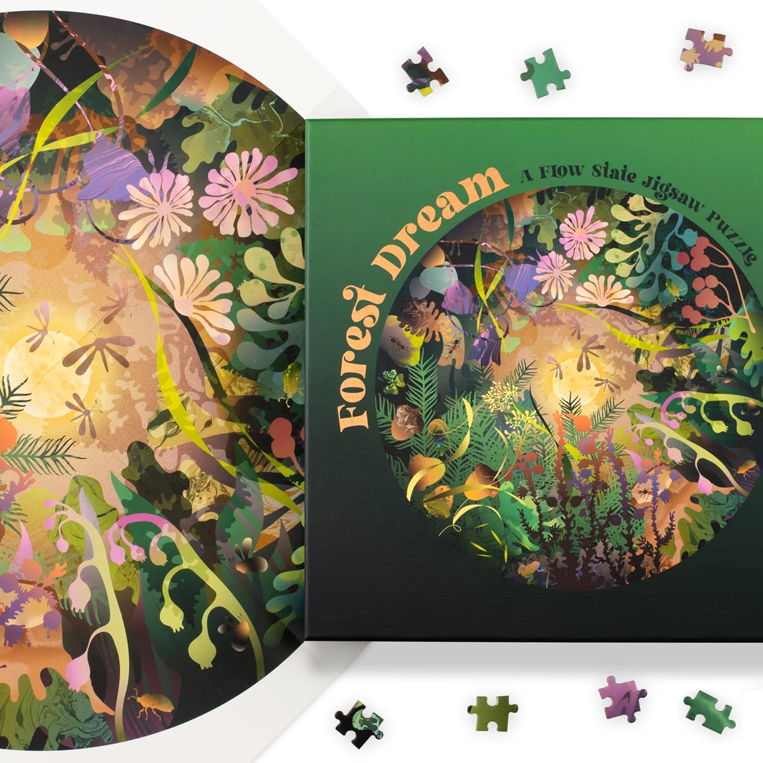 Forest Dream: A Flow State 1000 Piece Circular Jigsaw Puzzle - Svensson. Elin 9781837760046_2