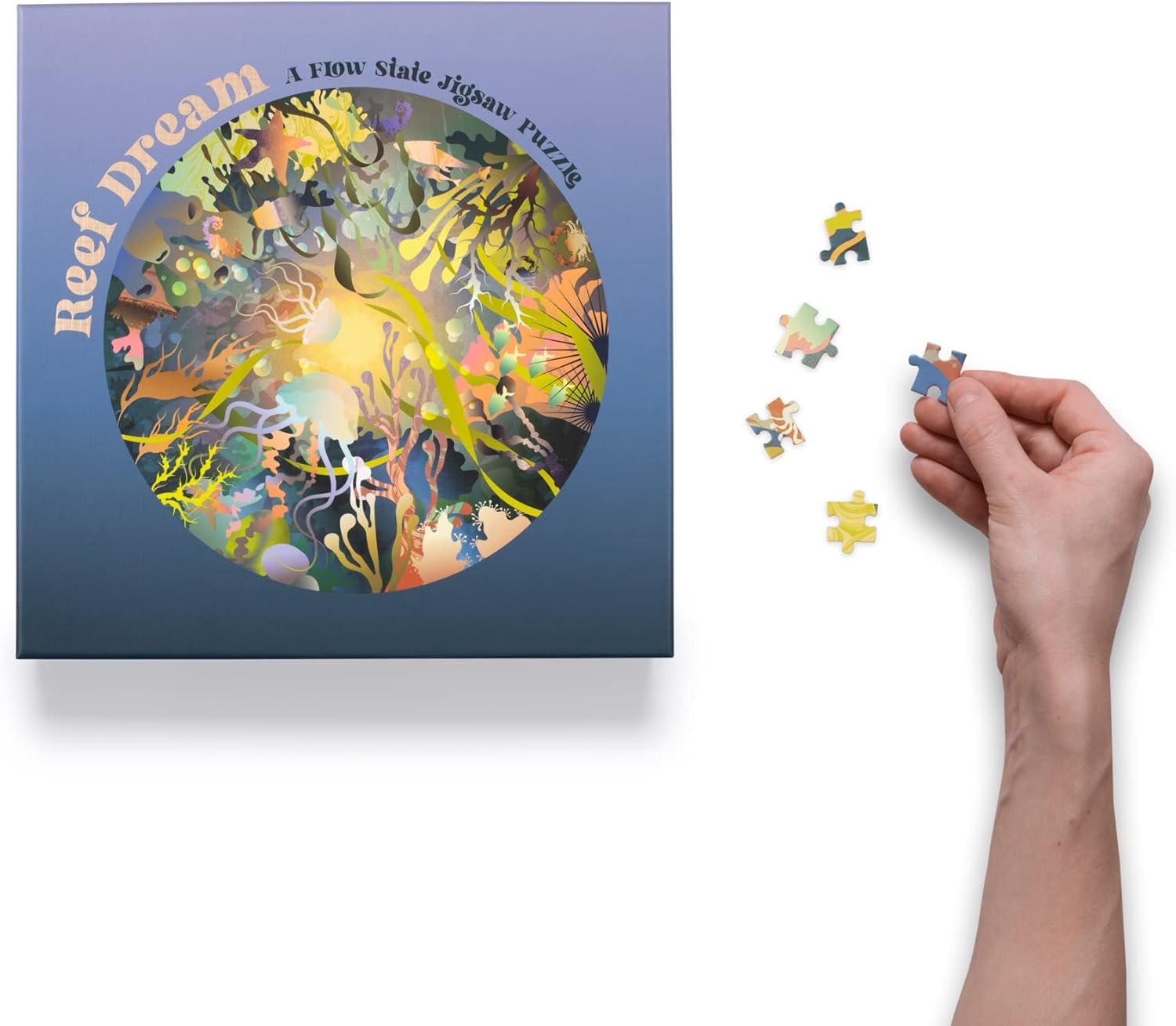 Reef Dream: A Flow State 1000 Piece Circular Jigsaw Puzzle - Svensson. Elin 9781837760053_1