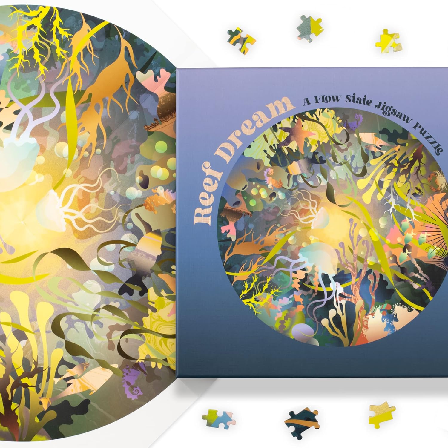 Reef Dream: A Flow State 1000 Piece Circular Jigsaw Puzzle - Svensson. Elin 9781837760053_2