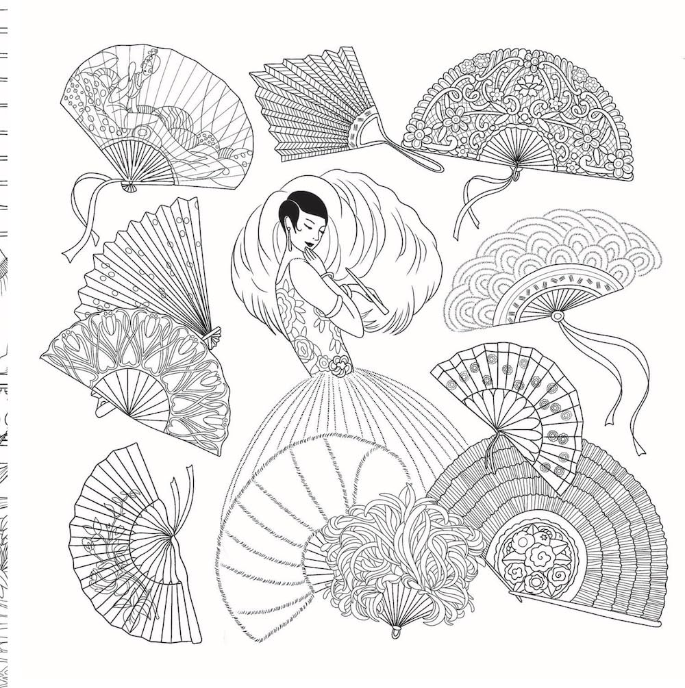 The Jazz Age: A 20's Inspired Coloring Book by Boureau. Melanie 9781837760923_3