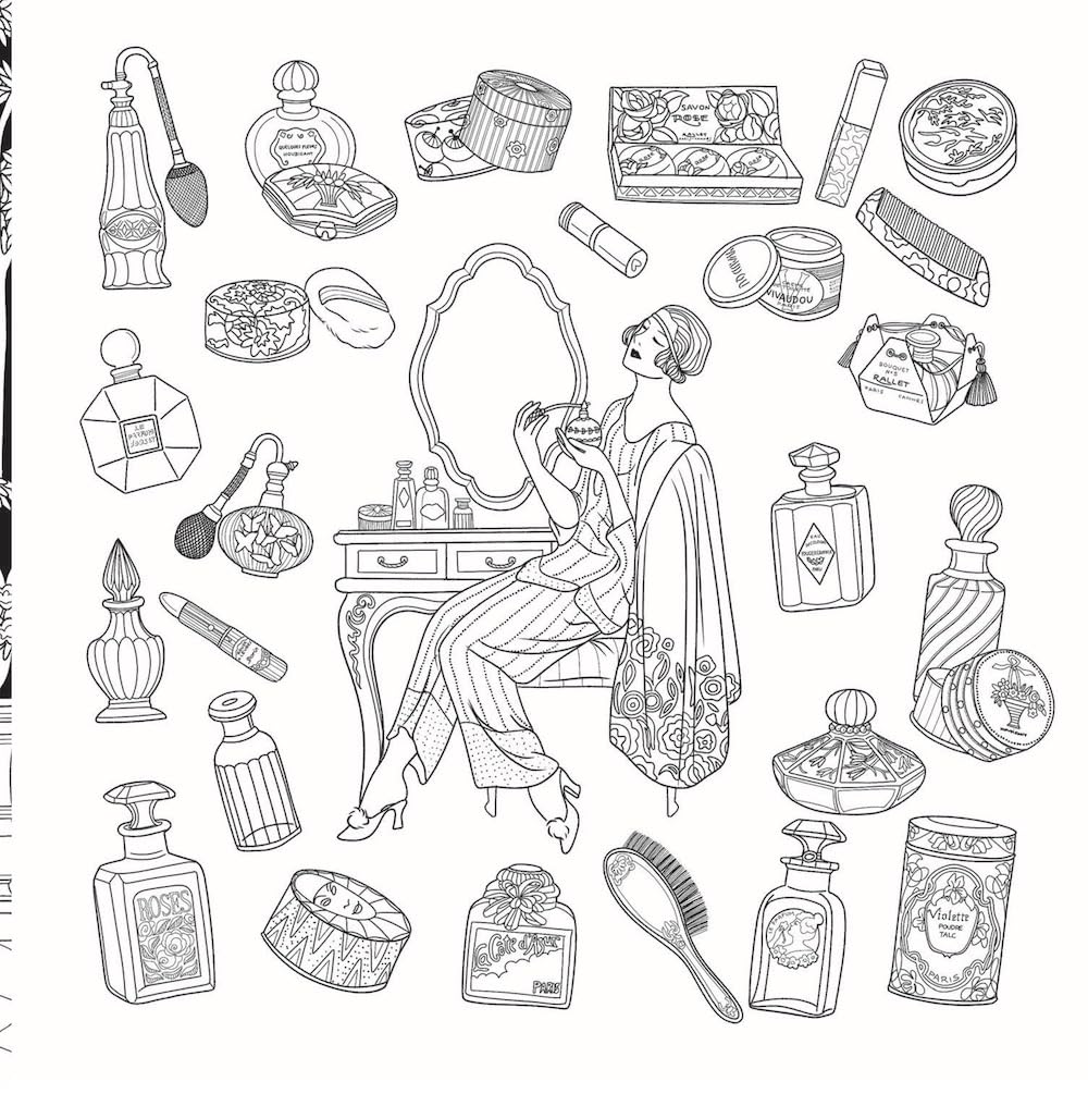 The Jazz Age: A 20's Inspired Coloring Book by Boureau. Melanie 9781837760923_4