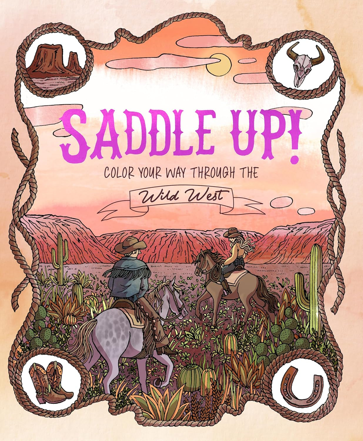 Saddle Up!: Color Your Way Through The Wild West by Tromop. Anna 20 9781837836994