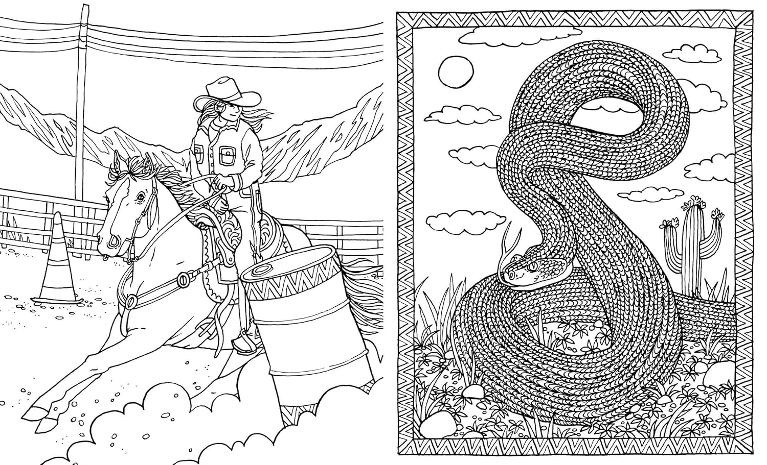 Saddle Up!: Color Your Way Through The Wild West by Tromop. Anna 20 9781837836994_10