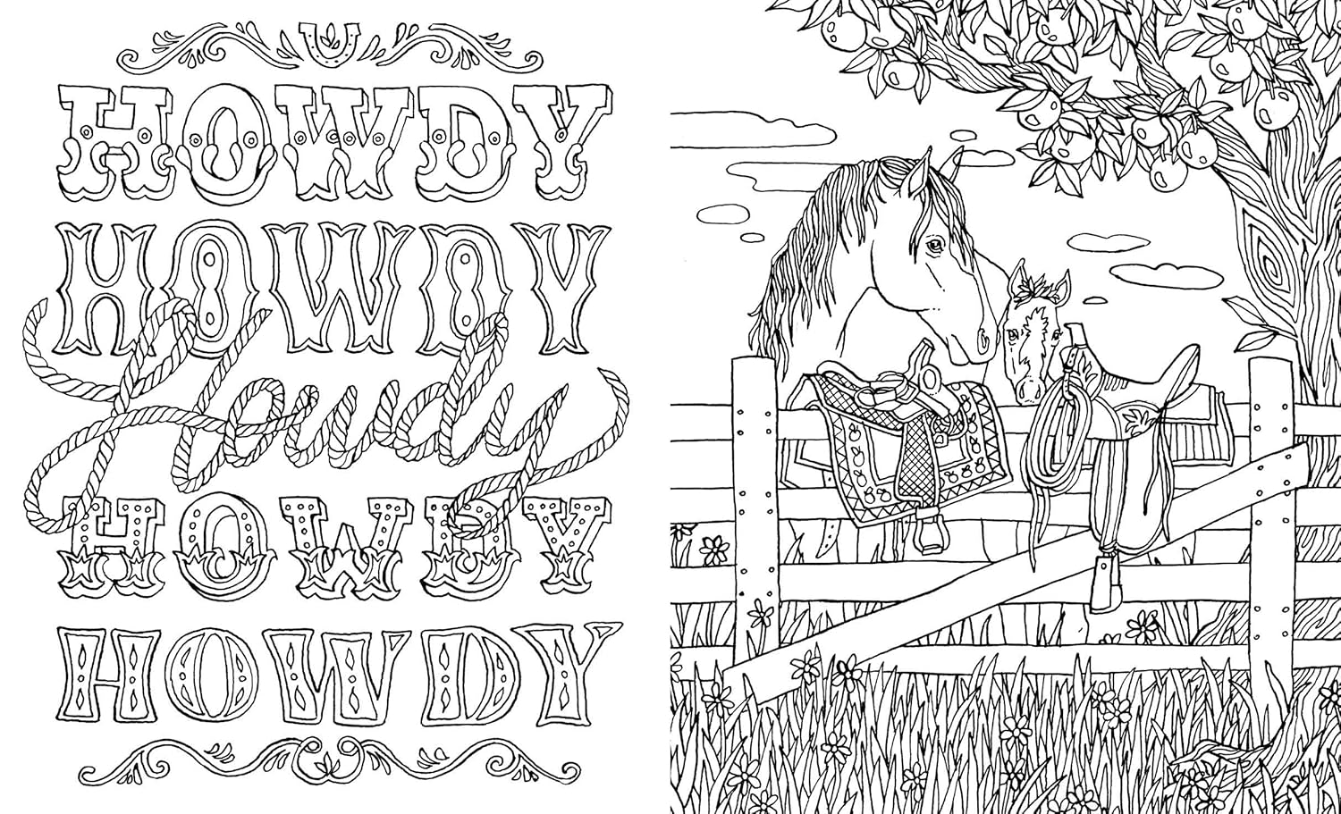 Saddle Up!: Color Your Way Through The Wild West by Tromop. Anna 20 9781837836994_3