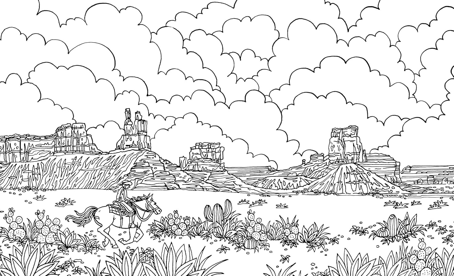 Saddle Up!: Color Your Way Through The Wild West by Tromop. Anna 20 9781837836994_6