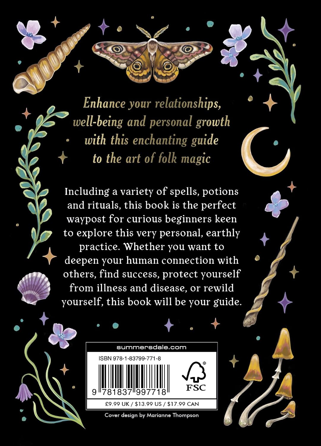 Folk Magic: A Beginner's Guide to Time-Honoured Rituals, Spells, and Customs by Levine. Lydia 20 9781837997718_1