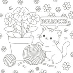 The Super-Cute Sweary Cat Coloring Book by Parker. Poppy 20 9781837999040_1