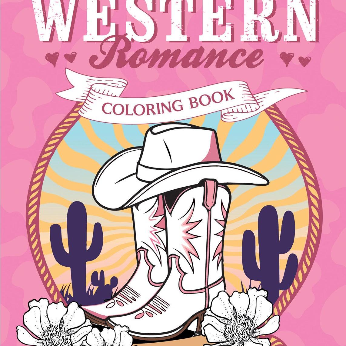 Available 09/01/26 The Western Romance Coloring Book from Summersdale Publishers 20 9781837999057