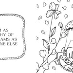 AVAILABLE 06/09/26 The Little Frog Coloring Book by Eequay. Maybell 20 9781837999231_1