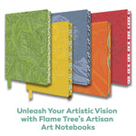 Uematsu Hobi: Chrysanthemums Artisan Art Notebook Journal - Flame Tree Studio 9781839649264_1