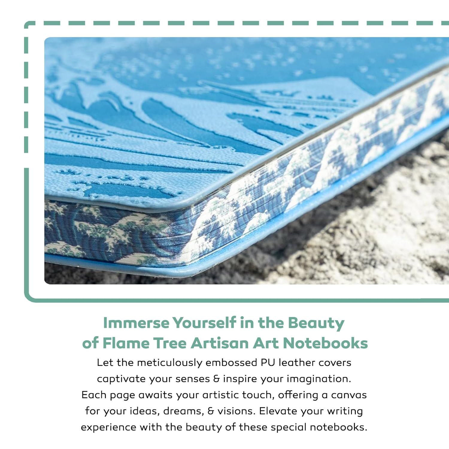 Uematsu Hobi: Chrysanthemums Artisan Art Notebook Journal - Flame Tree Studio 9781839649264_3