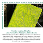 Uematsu Hobi: Chrysanthemums Artisan Art Notebook Journal - Flame Tree Studio 9781839649264_5