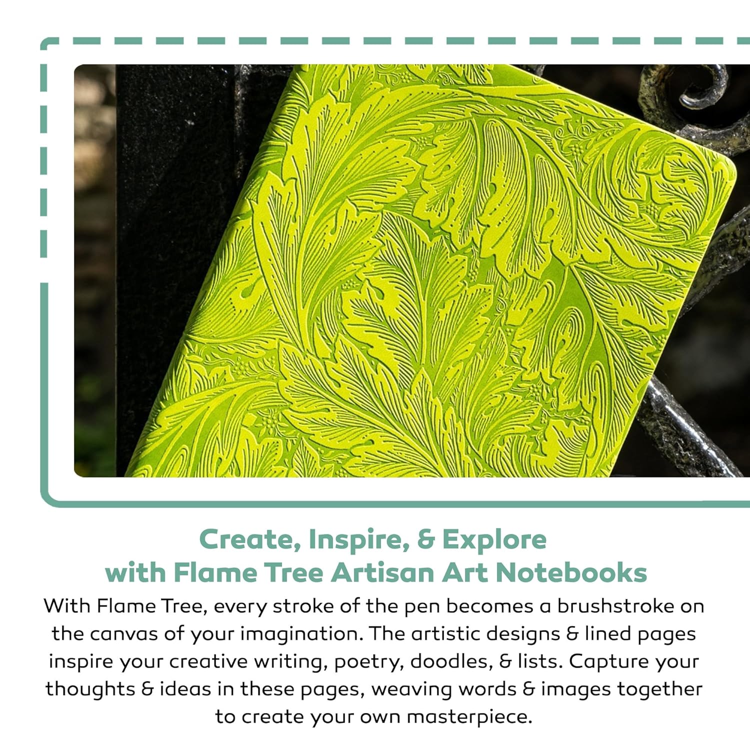 Uematsu Hobi: Chrysanthemums Artisan Art Notebook Journal - Flame Tree Studio 9781839649264_5
