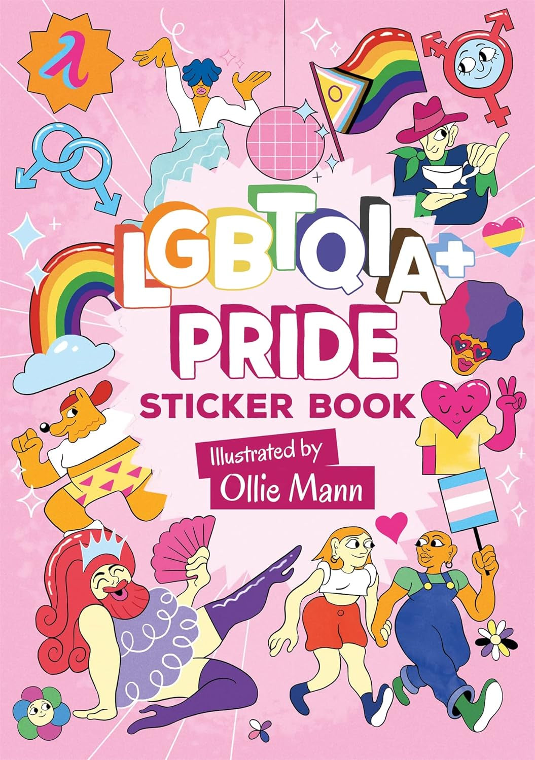 Lgbtqia+ Pride Sticker Book (Illustrated) by Kingsley. Jessica; Mann. Ollie 9781839972461