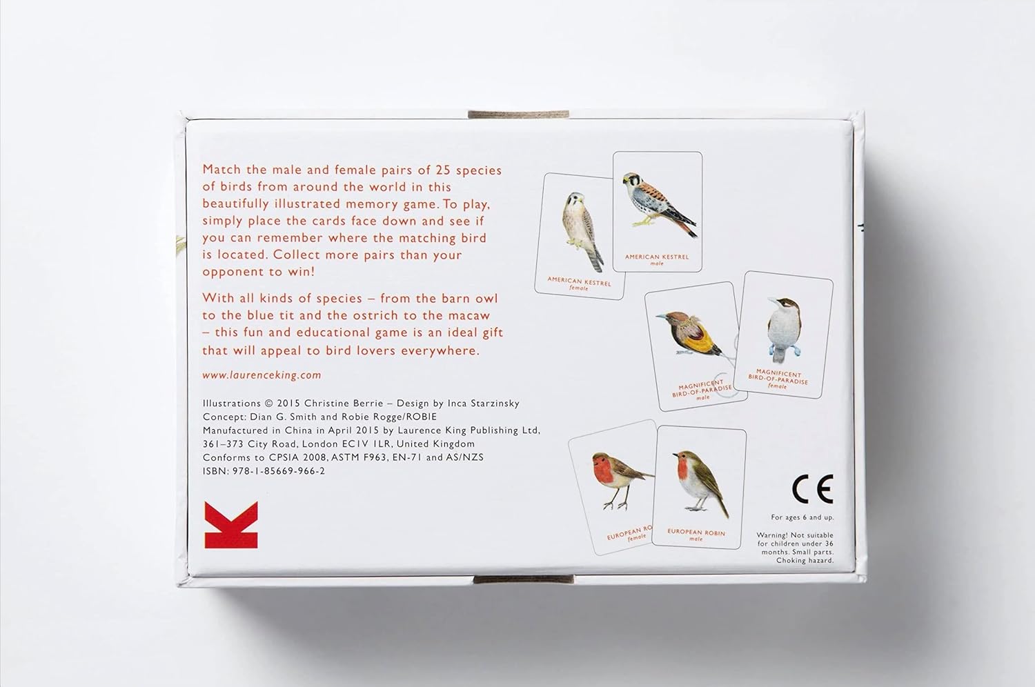 Match A Pair Of Birds: Memory Game by Berrie. Christine 20 9781856699662_2