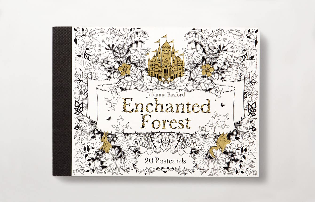 Enchanted Forest Postcards: 20 Postcards To Color by Basford. Joanna 9781856699792_1