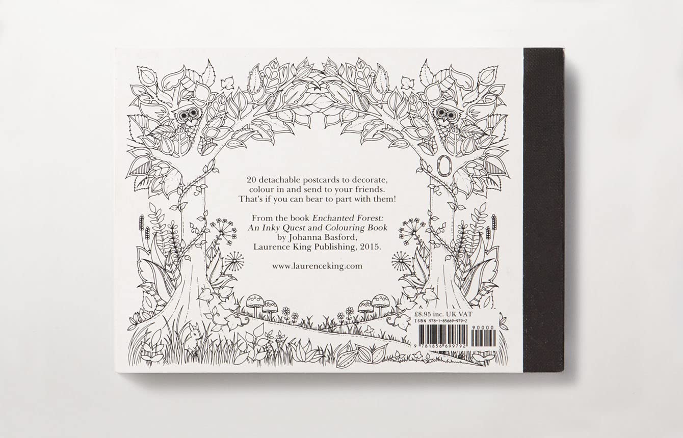 Enchanted Forest Postcards: 20 Postcards To Color by Basford. Joanna 9781856699792_2