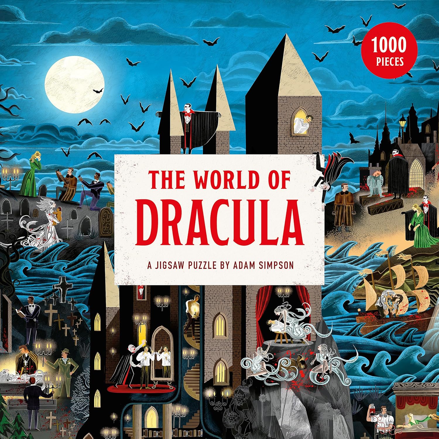 The World Of Dracula 1000 Piece Jigsaw Puzzle 9781913947774