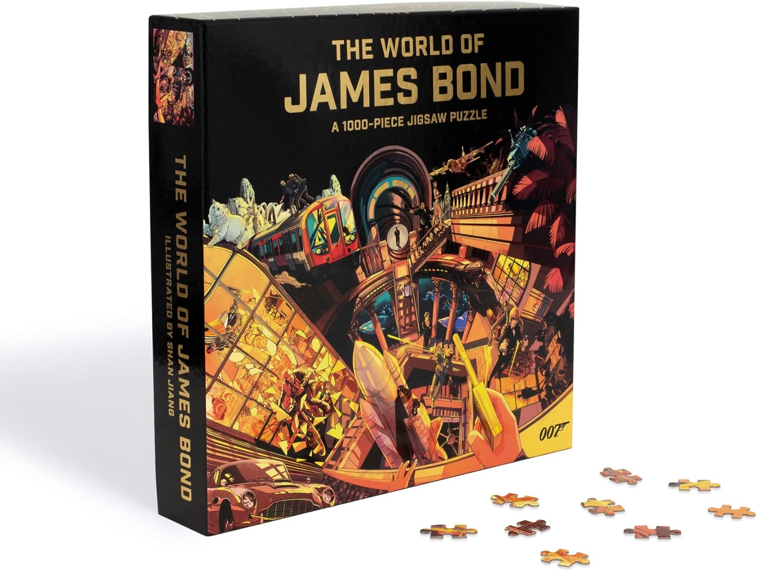 The World Of James Bond 1000 Piece Jigsaw Puzzle by Laurence King Publishing 9781913947811_2