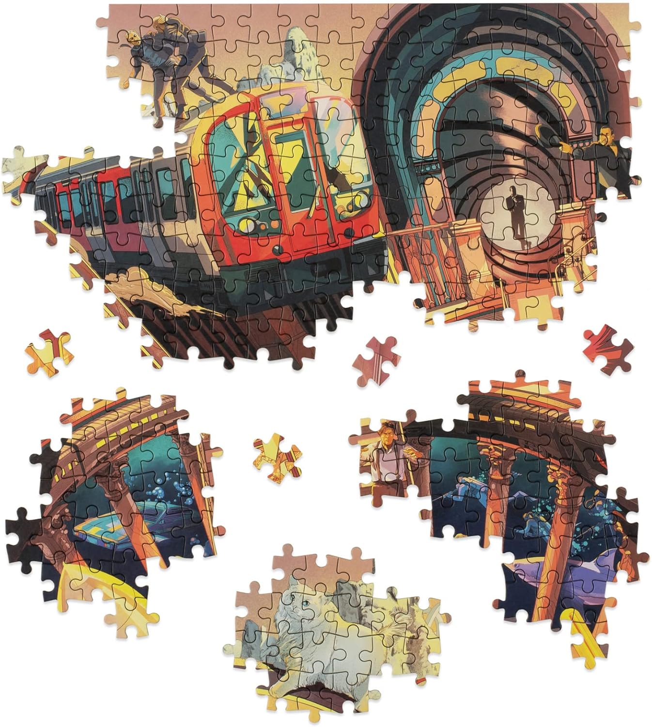 The World Of James Bond 1000 Piece Jigsaw Puzzle by Laurence King Publishing 9781913947811_3