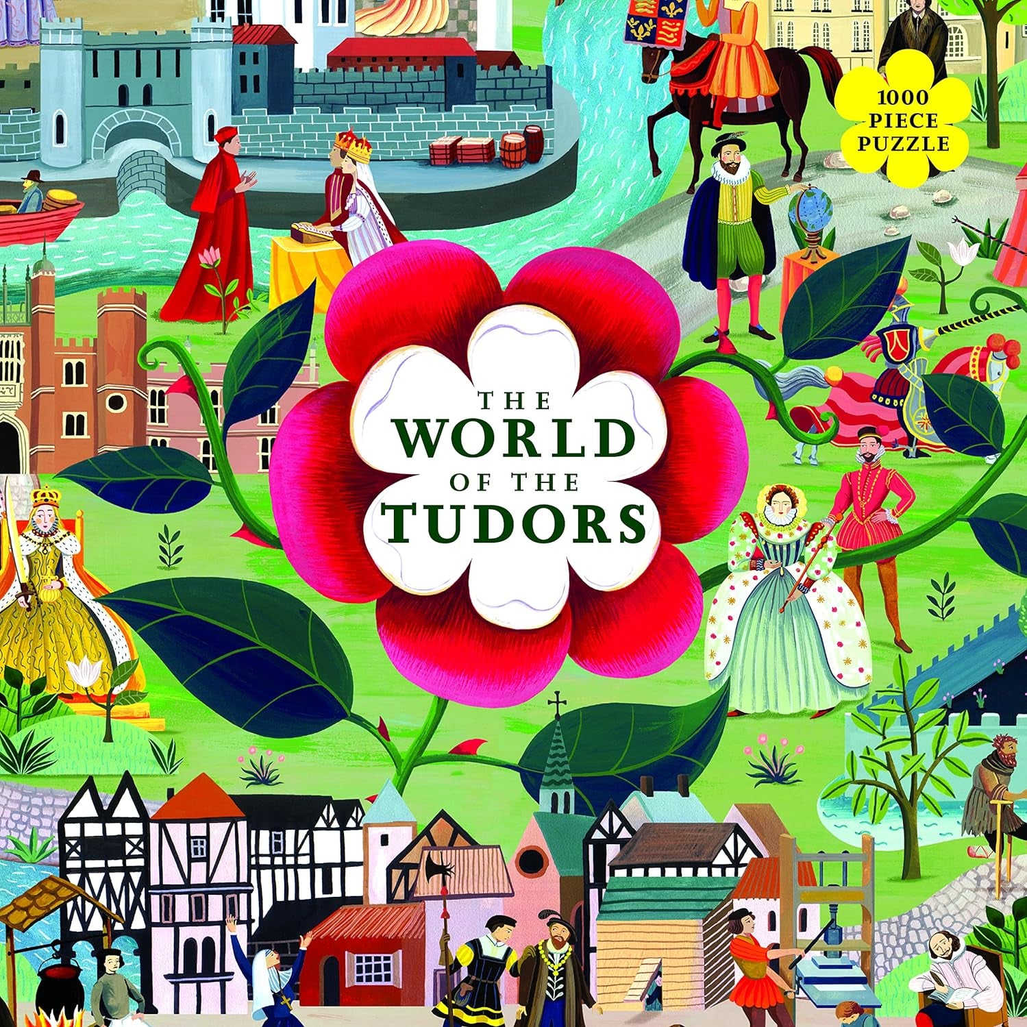 The World Of The Tudors 1000 Piece Jigsaw Puzzle by Norton. Elizabeth 9781913947835