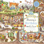 Bunny's Bithday Puzzle: A Magical Woodland 100-Pirece Puzzle, Illustrated by Hartas. Freya 20 9781917044455