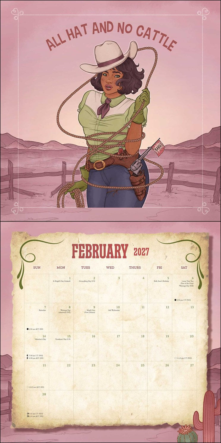 2027 There's a Snake in My Boot Wall Calendar 12x12 20 9781922468338_1
