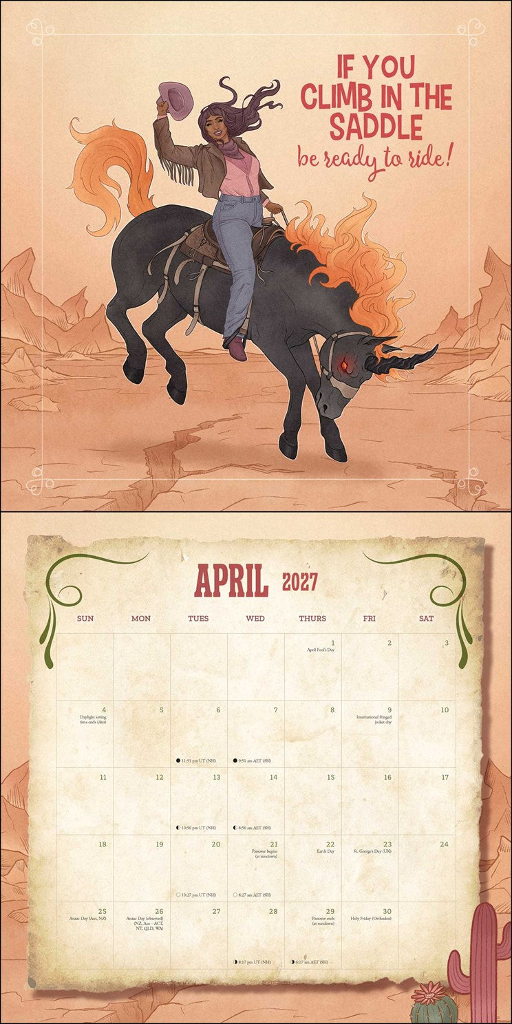 2027 There's a Snake in My Boot Wall Calendar 12x12 20 9781922468338_2