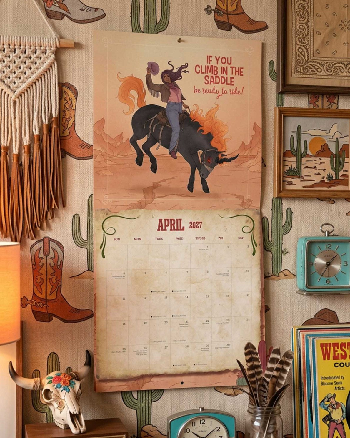 2027 There's a Snake in My Boot Wall Calendar 12x12 20 9781922468338_4