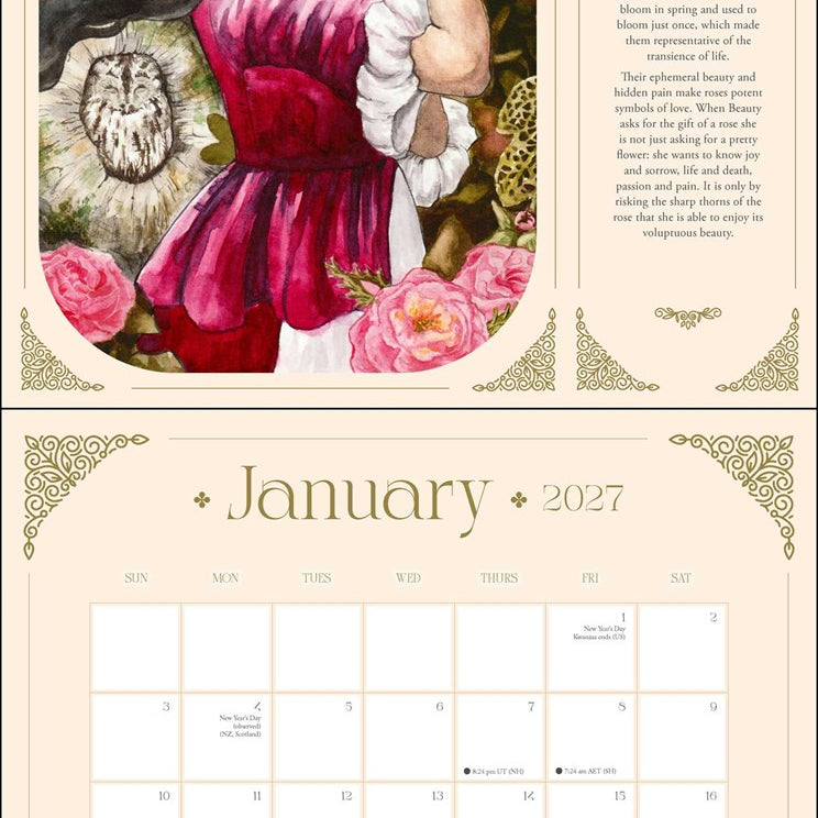 2027 Fairytale Wall Calendar 12x12 20 9781922468352_1