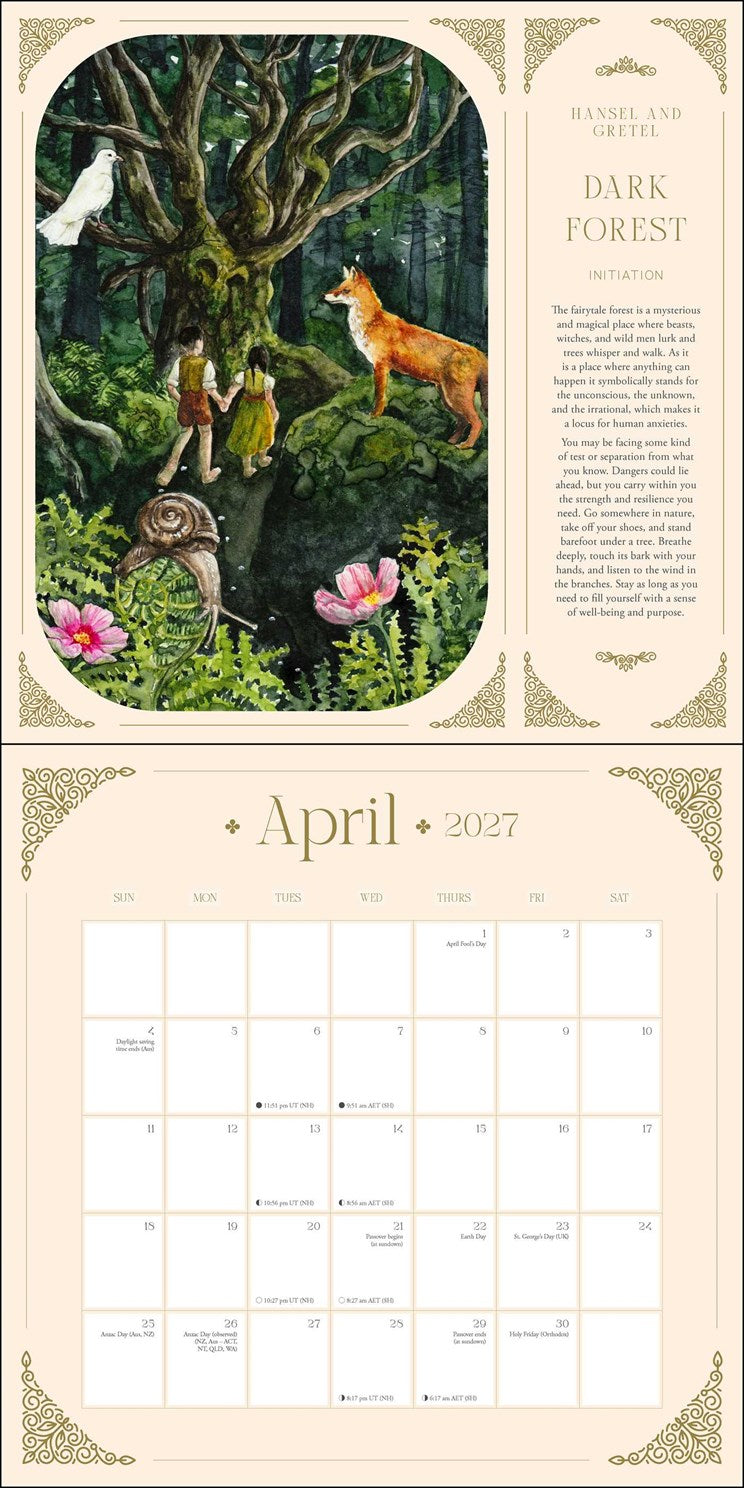 2027 Fairytale Wall Calendar 12x12 20 9781922468352_2